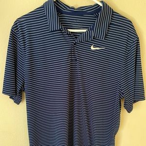 Nike striped polo shirt